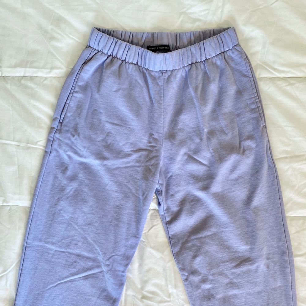 NWOT Brandy Melville Pastel Purple Rosa Sweatpants